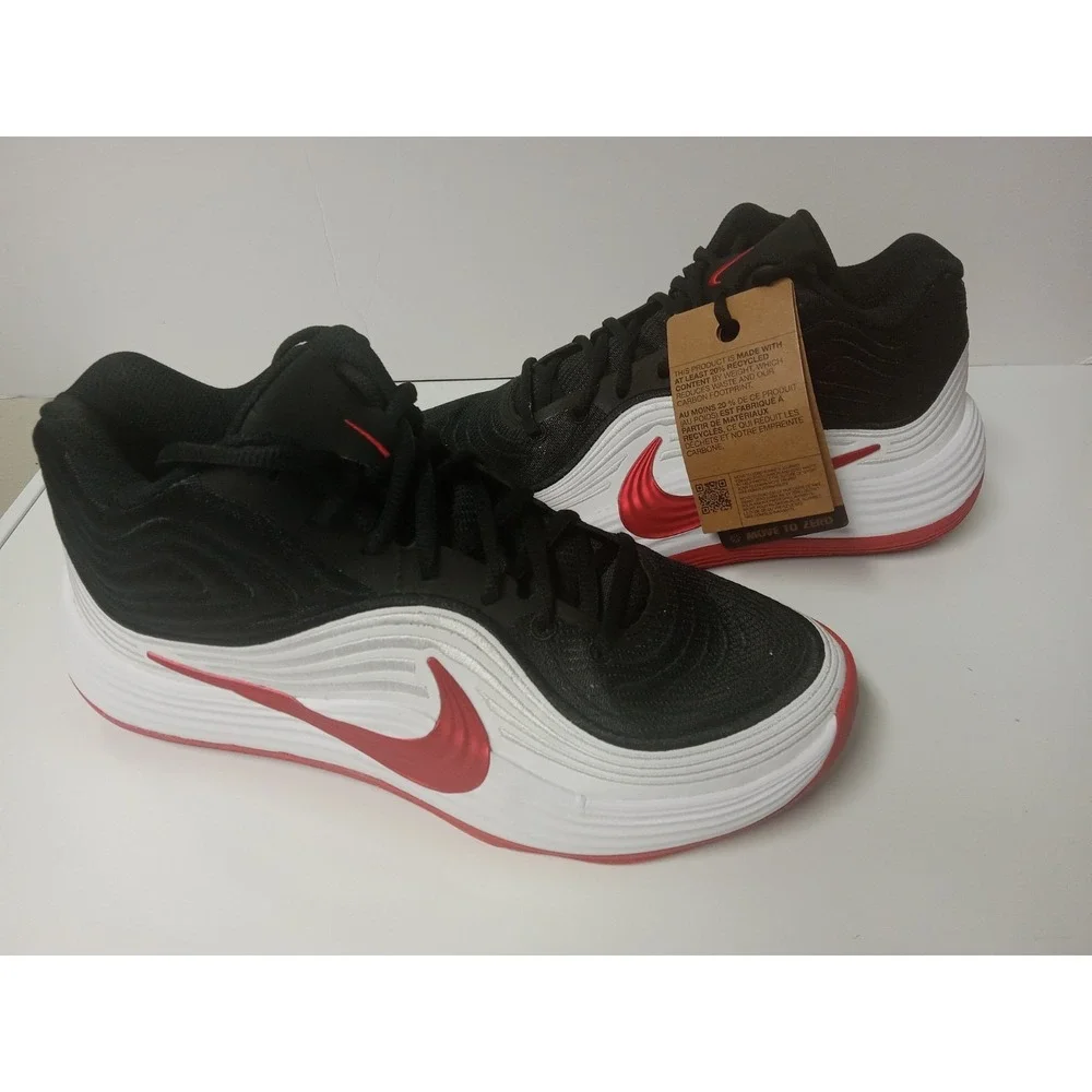 Size 10.5 - Nike Precision 8 MID Black/White/University Red